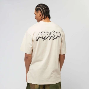Karl Kani Signature Print T-Shirt mężczyźni T-Shirty i Polo beż rozmiar Odzież