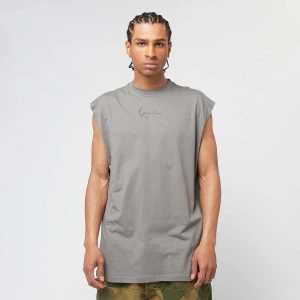 Signature Sleeveless T-Shirt, markiKarl Kani, Tanktopy, w kolorze szary, rozmiar: