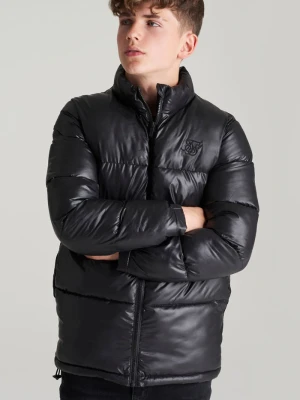 Siksilk Boys Black Bubble Kurtka