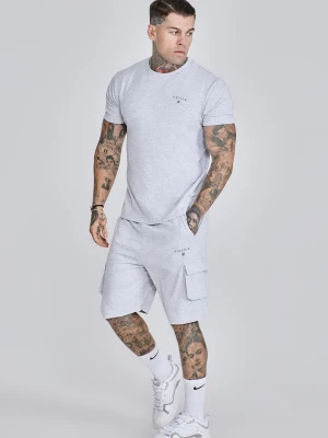 SikSilk Conjunto Duplo Masculino Cinza Mesclado szary