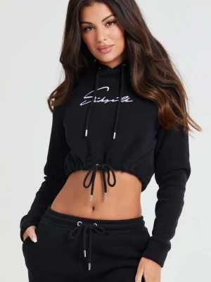Siksilk Essential Cropped Hood - Czarny