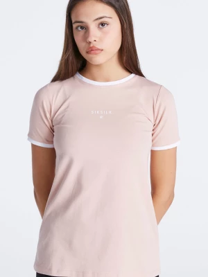 Siksilk Girls Pink Ringer T-shirt