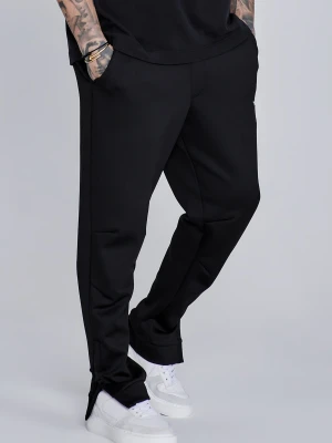SikSilk Mens Black Essentials Poly Joggers