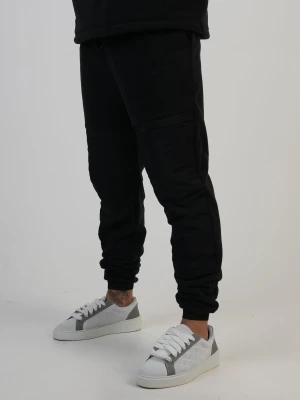 SikSilk Mens Black Polar Fleece Joggers