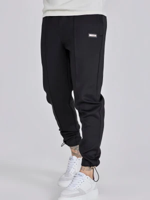 SikSilk Męskie Czarne Smart Cargo Joggersy