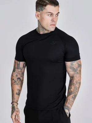 SikSilk Męski Czarny Smart T-Shirt