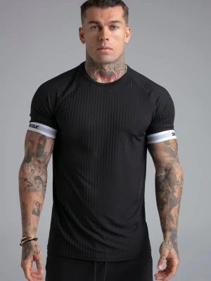 Zdjęcie produktu SikSilk Męska Czarna Koszulka Techniczna