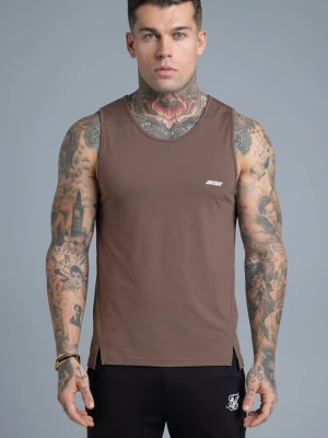 SikSilk Mens Brown Vest
