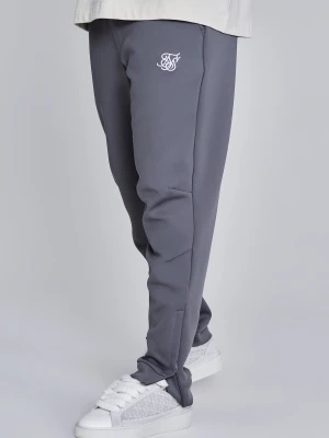 SikSilk Męskie Ciemnoszary Essentials Poliester Joggers