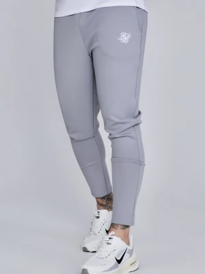 SikSilk Męskie Szare Essentials Poliesterowe Joggingi