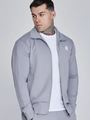 SikSilk Męska Szara Essentials Poliestrowa Bluza Treningowa