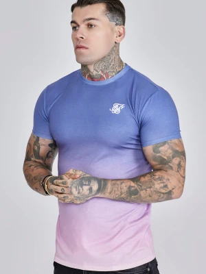 Zdjęcie produktu SikSilk Męski Fioletowy i Różowy T-Shirt Fade