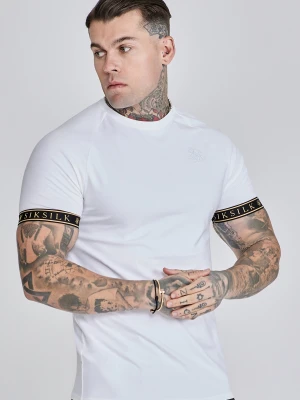 SikSilk Mens White Tech T-Shirt