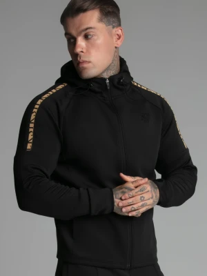 SikSilk Męska Bluza z Kapturem Czarna
