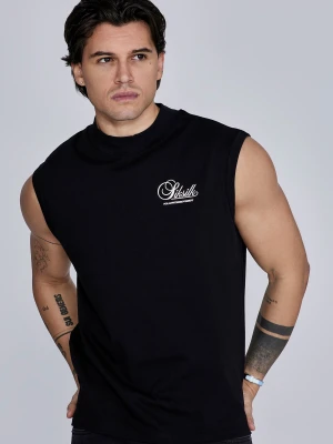 SikSilk Męska Czarna Bezrękawnik