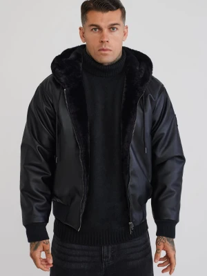 SikSilk Męska Czarna Dwustronna Kurtka