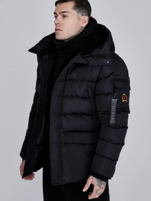 SikSilk Męska Czarna Parka