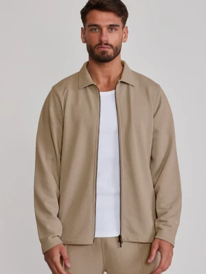 SikSilk Męska Kamienna Elegancka Koszula Wierzchnia