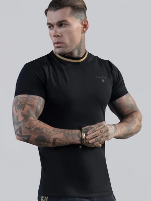 Zdjęcie produktu SikSilk Męska Koszulka Czarna