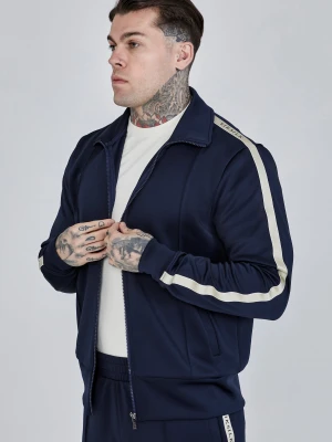 SikSilk Męska Marynarka Sportowa w Kolorze Marynarskim