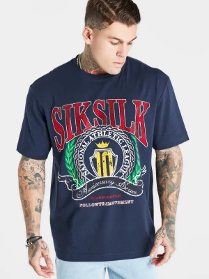 SikSilk Męska Marynarka Varsity Oversized T-Shirt