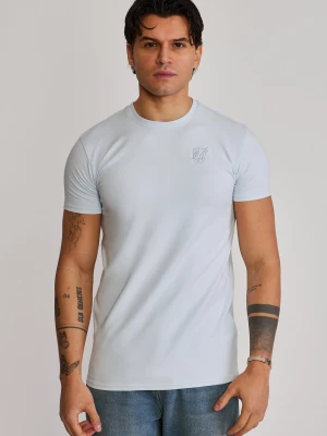 SikSilk Męska Niebieska Essentials Koszulka T-shirt