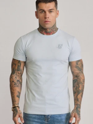 Zdjęcie produktu SikSilk Męska Niebieska Essentials Koszulka T-shirt