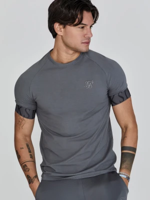 SikSilk Męska Szara Koszulka Techniczna