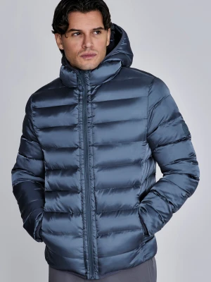 SikSilk Męska Szara Kurtka Bubble