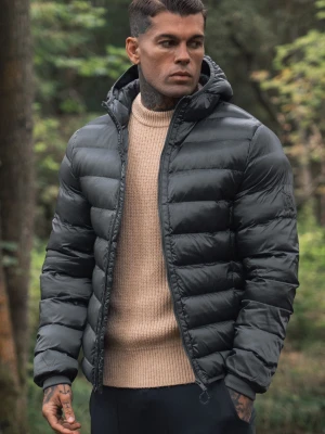 SikSilk Męska Szara Kurtka Bubble