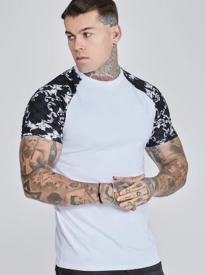 SikSilk Męski T-Shirt Biały