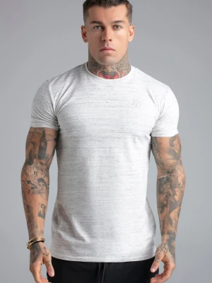 Zdjęcie produktu SikSilk Męski Biały Marl T-Shirt