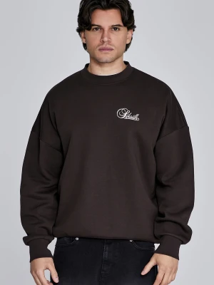 Zdjęcie produktu SikSilk Męski Brązowy Essentials Sweter
