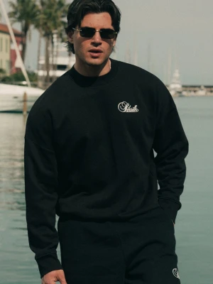 Zdjęcie produktu SikSilk Męski Czarny Essentials Sweter