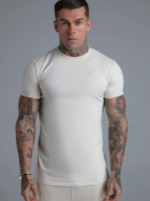 Zdjęcie produktu SikSilk Męski Ecru Essentials T-Shirt