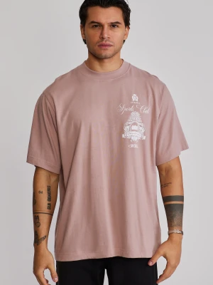 Zdjęcie produktu SikSilk Męski Różowy Graficzny T-shirt