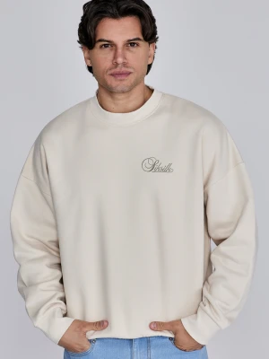Zdjęcie produktu SikSilk Męski Sweter Ecru Essentials