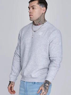Zdjęcie produktu SikSilk Męski Szary Melange Essentials Sweter