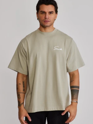 Zdjęcie produktu SikSilk Męski Szary Script T-Shirt
