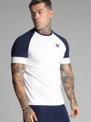 SikSilk Męski T-Shirt Biały