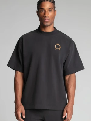 SikSilk Męski T-Shirt Czarny