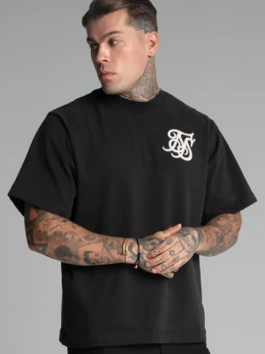 SikSilk Męski T-Shirt Czarny
