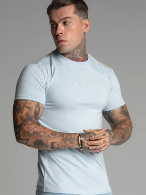 SikSilk Męski T-Shirt Niebieski