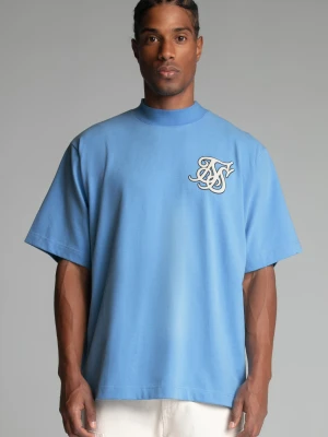 SikSilk Męski T-Shirt Niebieski