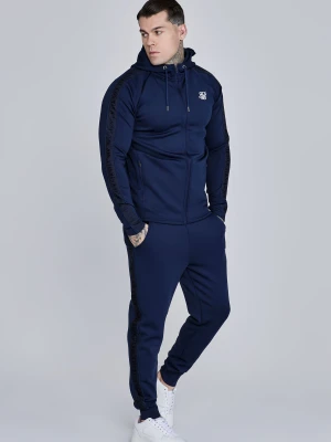 SikSilk Męski Zestaw Bluza z Kapturem i Joggersy w Kolorze Marynarskim