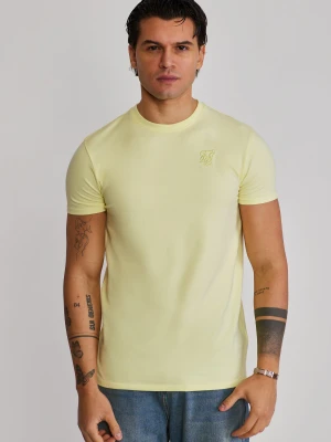 SikSilk Męski Żółty Essentials T-shirt