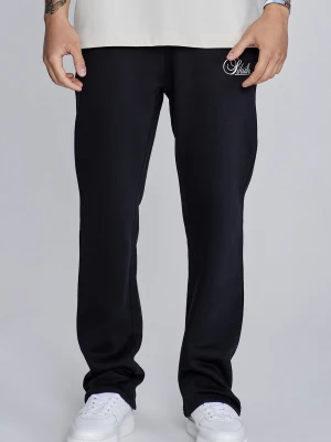 SikSilk Męskie Czarne Essentials Track Spodnie