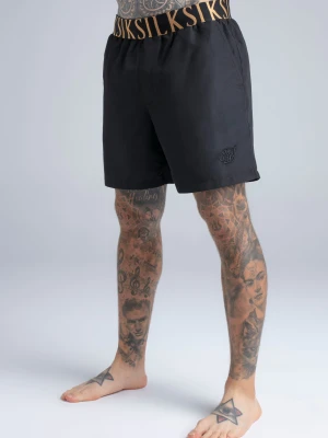Zdjęcie produktu SikSilk Męskie Czarne Spodenki do Pływania