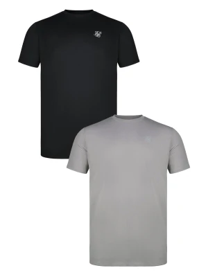 Zdjęcie produktu SikSilk Męskie Czarne, Szare – Pakiet 2 T-shirtów Muscle Fit
