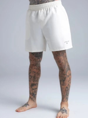 SikSilk Męskie Ecru Spodenki Kąpielowe